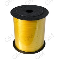 Лента декоративная матовая 0,5 см х 225 м (золото)