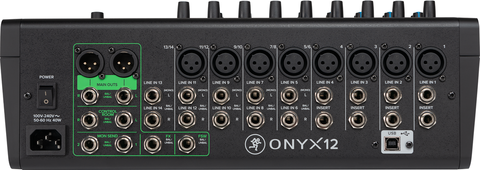 MACKIE ONYX12 12-канальный микшер с поканальной записью, процессором эффектов и USB
