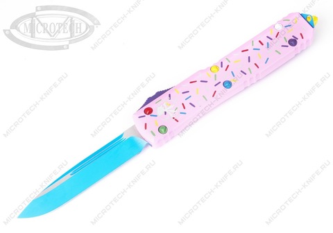 Нож Microtech Ultratech 121-1DW Exclusive Dessert Warrior Donut Pink 