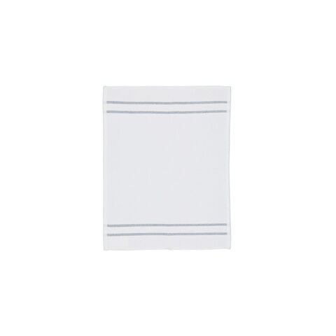 Полотенце 37x50 Feiler La Glamour Weis-Silber бело-серебристое