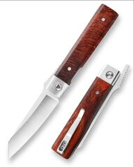 Складной туристический нож TRIVISA Dolphin-F Higonokami клинок 14C28N рукоять Rosewood (коричневый)