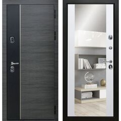 Купить Входная дверь Стило ЮР-9 венге серый ЮР-10 аляска с зеркалом