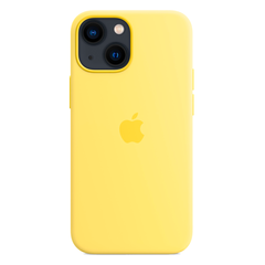 Силиконовый чехол с поддержкой MagSafe Apple Silicone Case для iPhone 13 mini, Lemon Zest (Лимонная цедра)