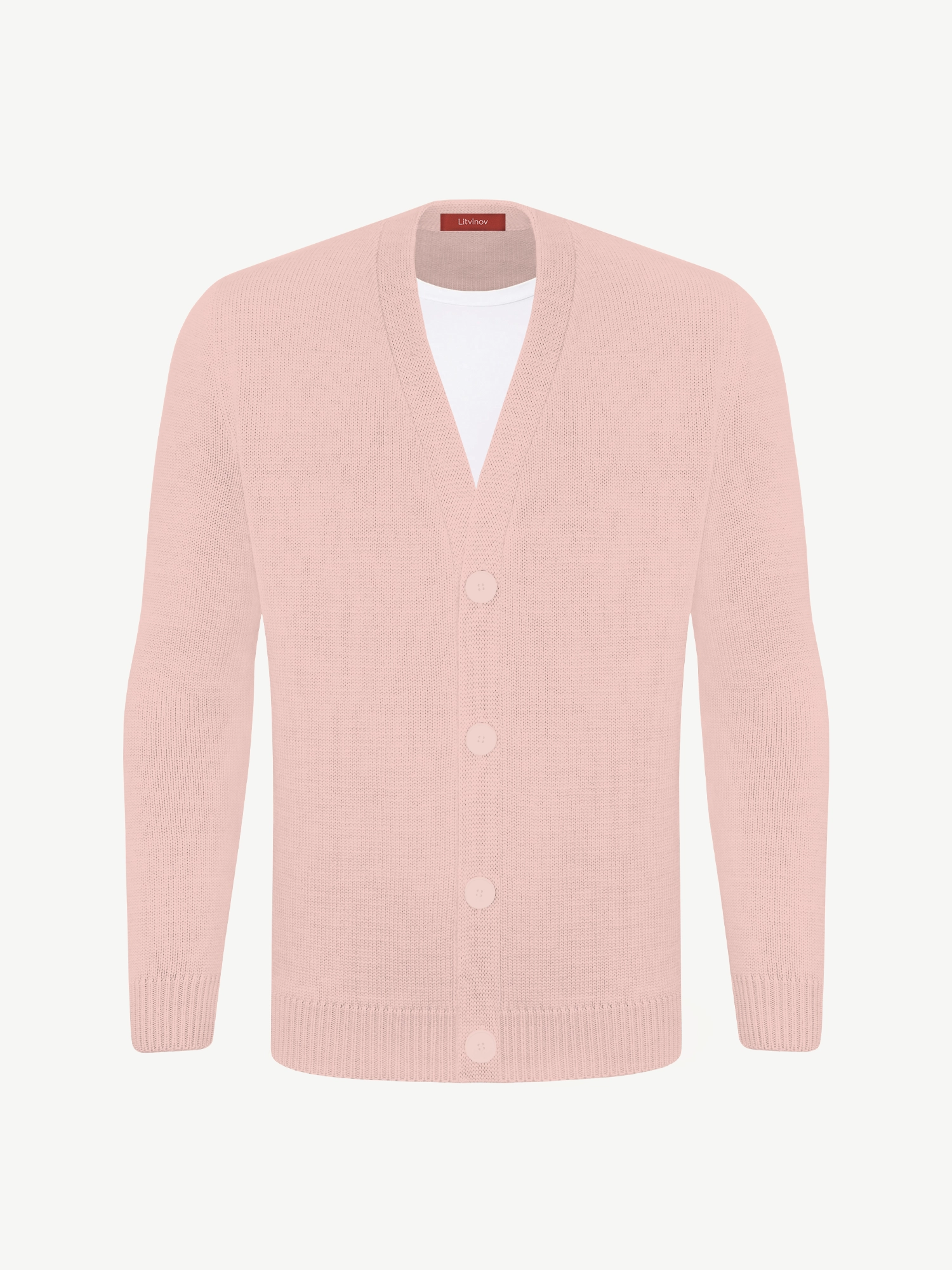 Кардиган с пуговицами из мягкой шерсти