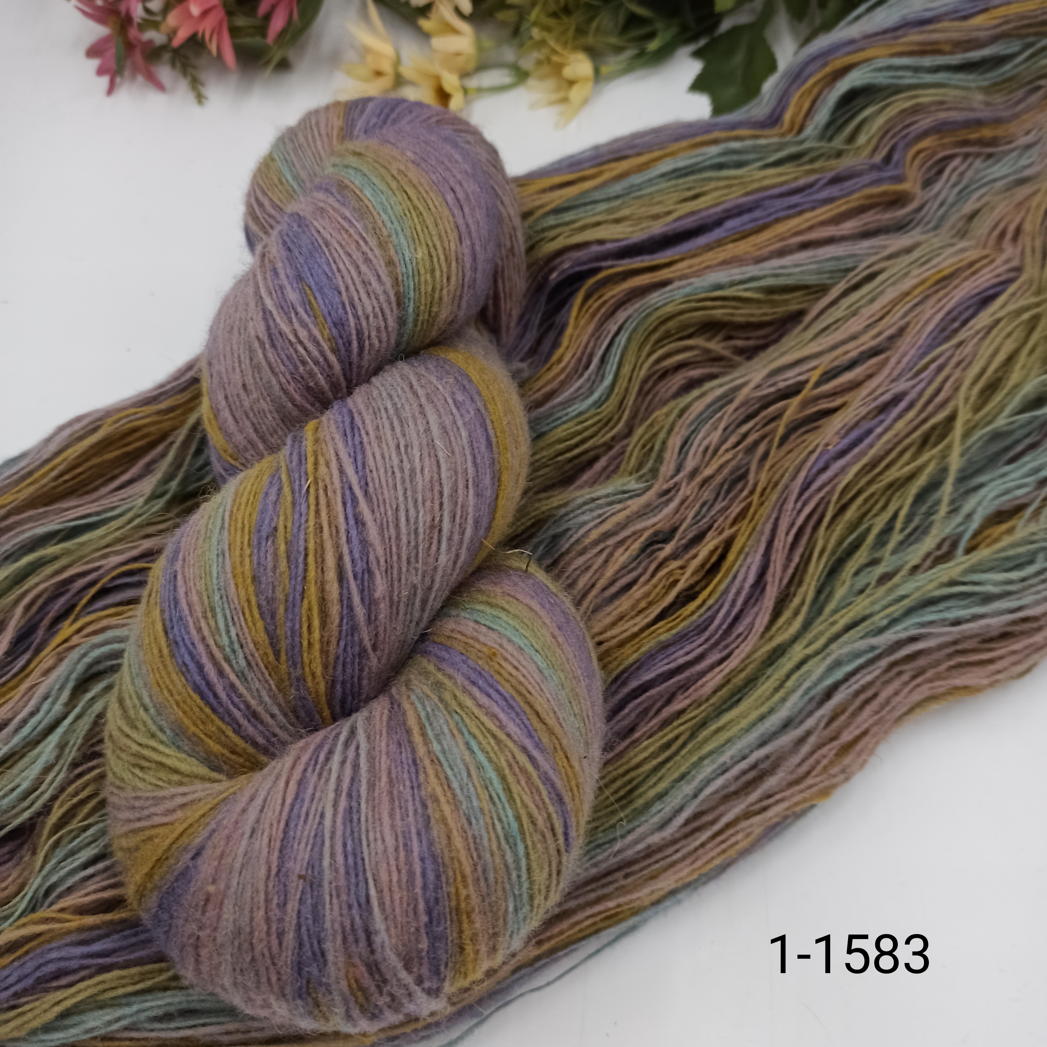 Дундага 6/1 шерсть секционного окрашивания 01-1583 420м/100гр