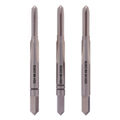 Метчик М 4,0х0,7 (Комплект 3шт) DIN352 HSS-G 6h 45мм a=3,4 Ruko 230040