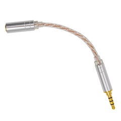 Кабель-переходник для наушников, усилителей и аудиотехники 3.5мм (Папа) на 2.5 (Мама-баланс)