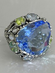 Даная (кольцо из серебра)