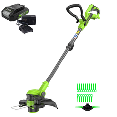 Триммер Greenworks G24LT301K2 24V (30 см) аккумуляторный, с АКБ 2 А/ч и ЗУ