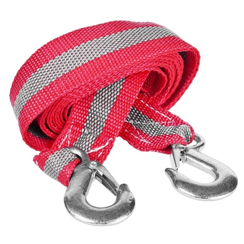 ЗУБР 2 крюка, 4 м, сумка, 2.5 т, буксировочный трос (61210-2.5)