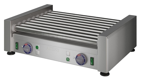Гриль роликовый ATESY Комбат ГР-9Р-450-02