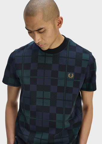Футболка FRED PERRY Black Watch Tartan Jac T-Shirt