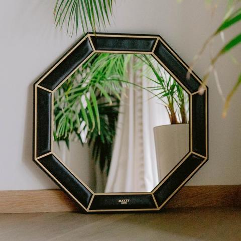 Зеркало «Deco». Цвет черный