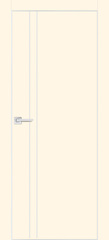 Дверь PX-20 AL кромка с 4-х ст. / Цвет Магнолия / Двери PROFILO PORTE