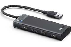 Хаб-USB UGREEN CM653 (15548) 4-Port USB-A Hub, черный