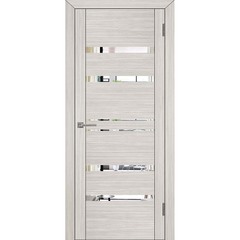 Купить Межкомнатная дверь экошпон Uberture 30030 капучино велюр с зеркалом