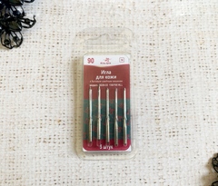 Иглы для бытовых машин для кожи №90, 5 игл