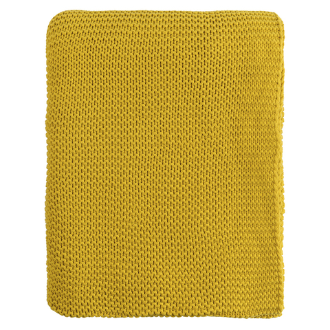 Плед 130х180см Tkano Essential желтый