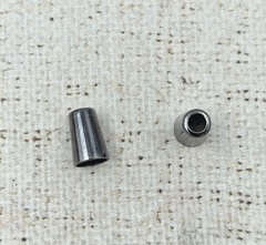 Наконечник, металл, d 5 мм, 13,8х9 мм, чёрный никель