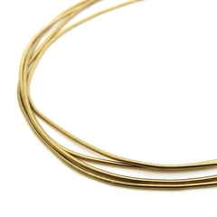 Канитель мягкая, гладкая KAN/MD, 0,7 мм глянец, сепия