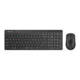 Клавиатура + мышь A4Tech Fstyler FG2300 Air клав:черный мышь:черный USB беспроводная slim (FG2300 AIR BLACK)