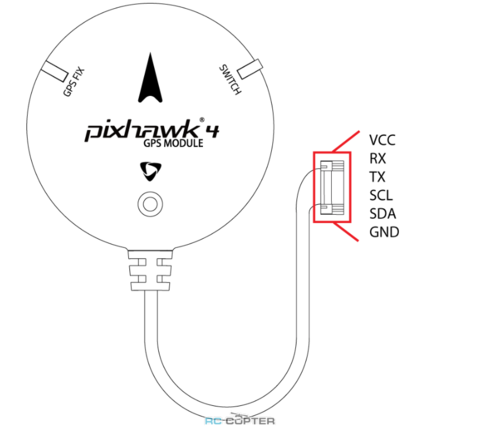 Второй модуль GPS для Pixhawk 4 HolyBro