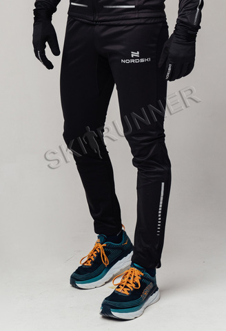 Лыжные разминочные брюки NordSki Pro Black мужские