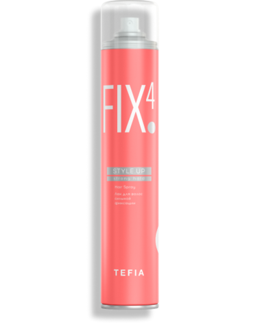 Лак для волос сильной фиксации Style.up Tefia | Style.up Hair Spray Strong Hold Tefia, 500 мл