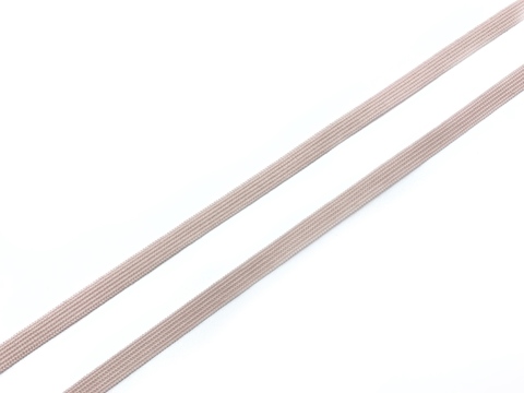 Резинка отделочная серебристый пион 4 мм (цв. 168), K-195/4