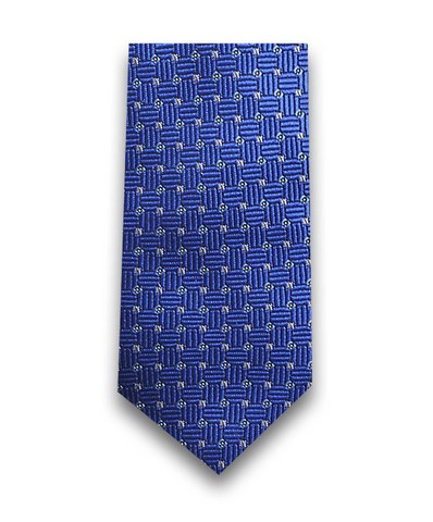 Галстук TSAREVICH, синий металлик