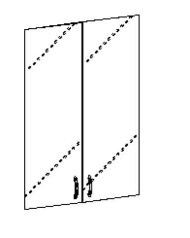 Стеклодвери на 3 секции