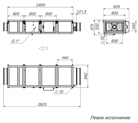 Breezart 3700C Lux W 15 - 380/3 Приточная установка с электрическим нагревателем