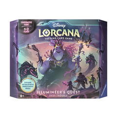 Большой игровой набор Lorcana TCG выпуска Ursula's Return: Illumineer's Quest - Deep Trouble на английском языке