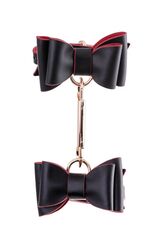 Черно-красный бондажный набор Bow-tie - 