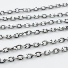 Цепочка, сталь, размер звена 3*4 мм, цена за 1 метр