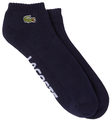 Носки теннисные Lacoste SPORT Branded Stretch Cotton Low-Cut Socks 1P - navy blue/white