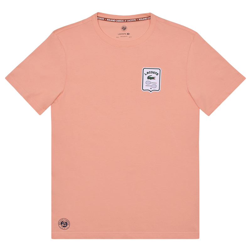 Tee shirt lacoste orange sales