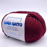 Пряжа Lana Gatto Maxi Soft 10105 бордо