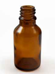 Стеклянный коричневый флакон 25 мл. Янтарь