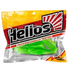 Виброхвост Helios Slash 2,64/6,7 см, цвет Electric green 10 шт HS-19-007
