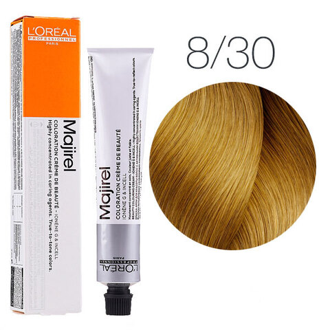 L'Oreal Professionnel Majirel 8.30 (Светлый блондин золотистый глубокий) - Краска для волос