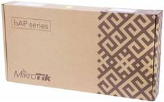 MikroTik hAP ac3 with 4-core 716 MHz CPU, 256MB RAM, 5 x Gigabit LAN (PoE-out on port#5), two wireless interfaces (built-in 2.4Ghz 802.11b/g/n two chain, built-in 5Ghz 802.11ac two chain), 3dBi 2.4GHz