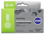 Картридж струйный Cactus CS-EPT0599 светло-серый (14.8мл) для Epson Stylus Photo R2400