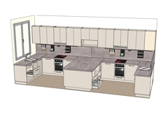Кухонная мебель для кабинета технологии Вариант 1