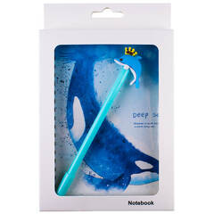 Блокнот подарочный с ручкой Морские жители