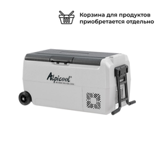 Компрессорный автохолодильник Alpicool ET36 (Двухкамерный, 12V/24V/220V, 36л)