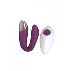Вибратор для пар Le Frivoleс Fera Infinite, с пультом ДУ, фиолетовый