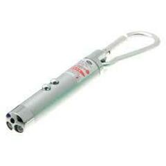 ZooOne указка лазерная для игры с кошкой (с фонариком) серебро