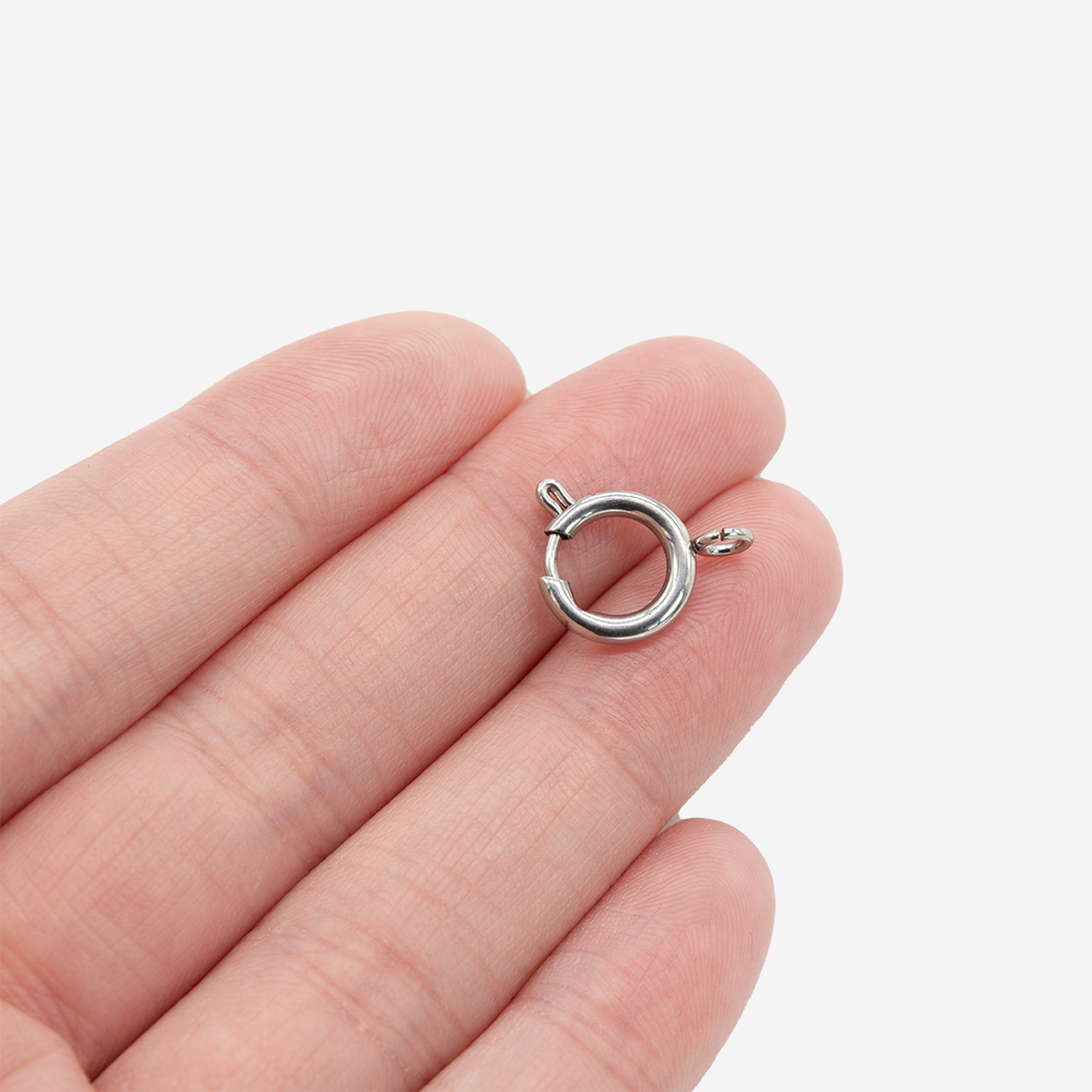 Замочек карабин, 10мм, сталь