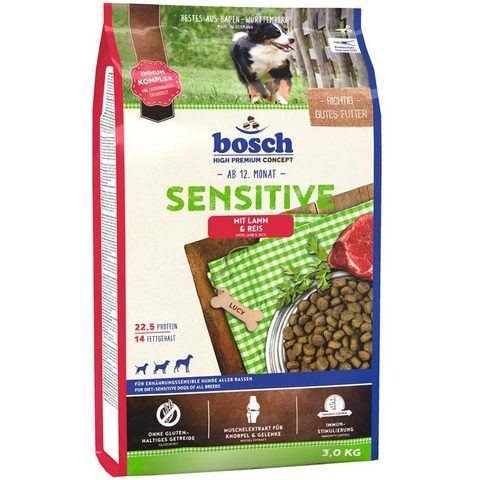 Корм для собак Bosch (3 кг) Sensitive Lamb & Rice